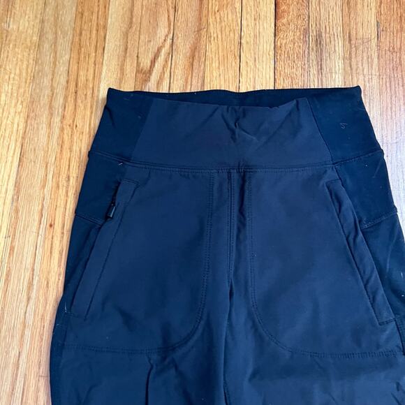 Athleta Pants Womens 2 Petite Highline Hybrid Ankle Tight Black 591441 - Picture 2 of 10